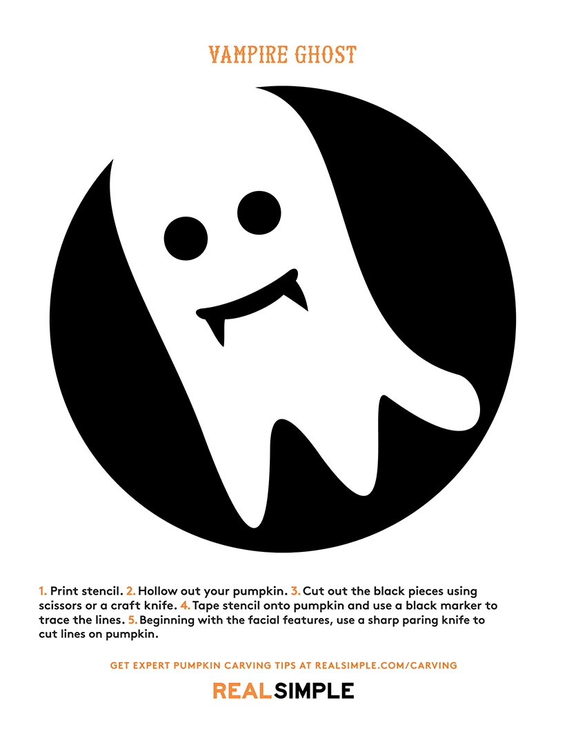 Vampire Pumpkin Stencils Free Printable