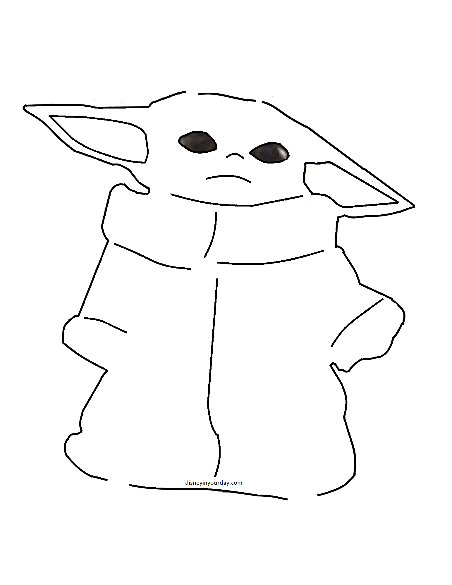 Yoda Pumpkin Stencils Free Printable