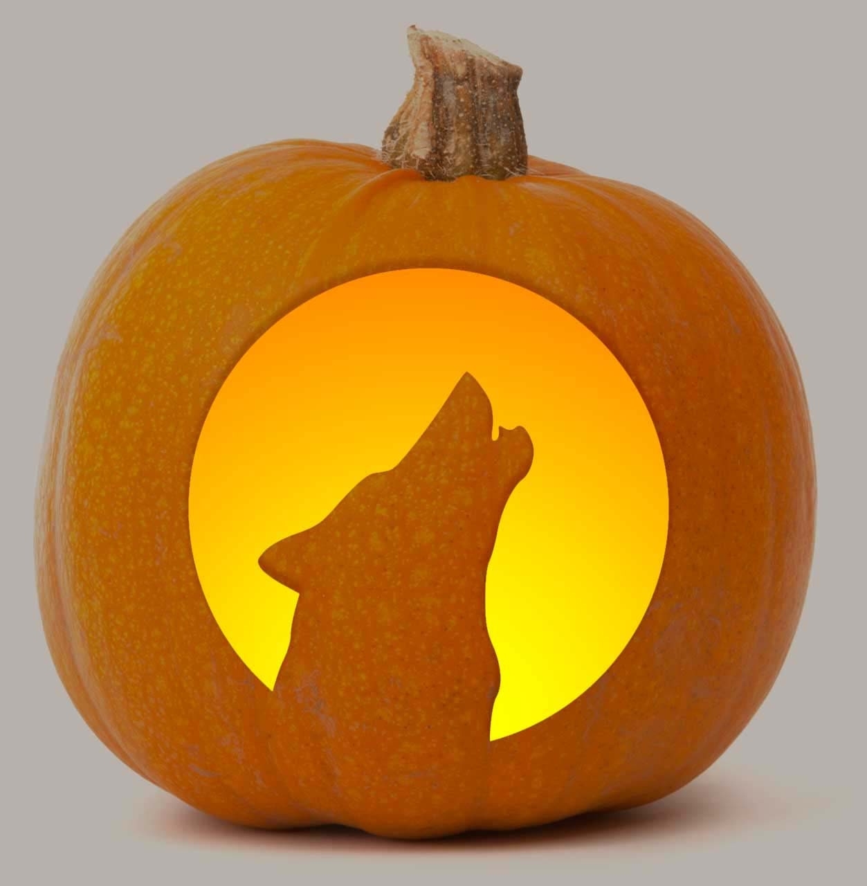 Wolf Pumpkin Stencils Free Printable