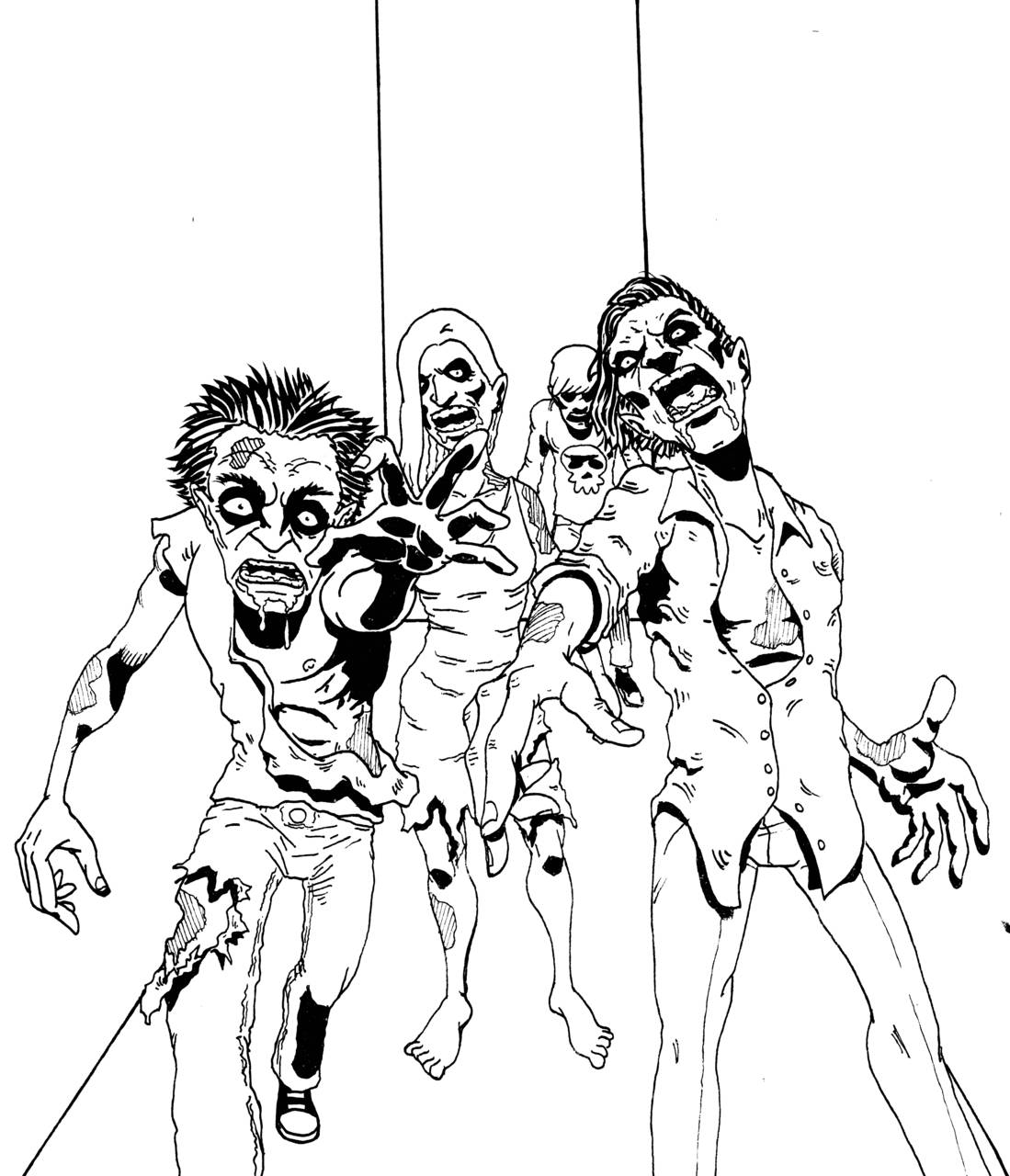 The Walking Dead 152078 TV Shows Free Printable Coloring Pages