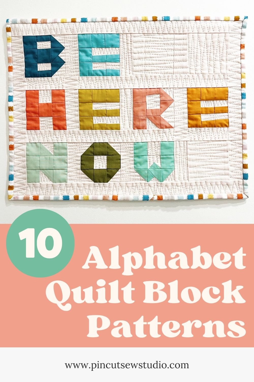 10 Of The Best Alphabet Letter Quilt Block Patterns Pin Cut Sew Studio