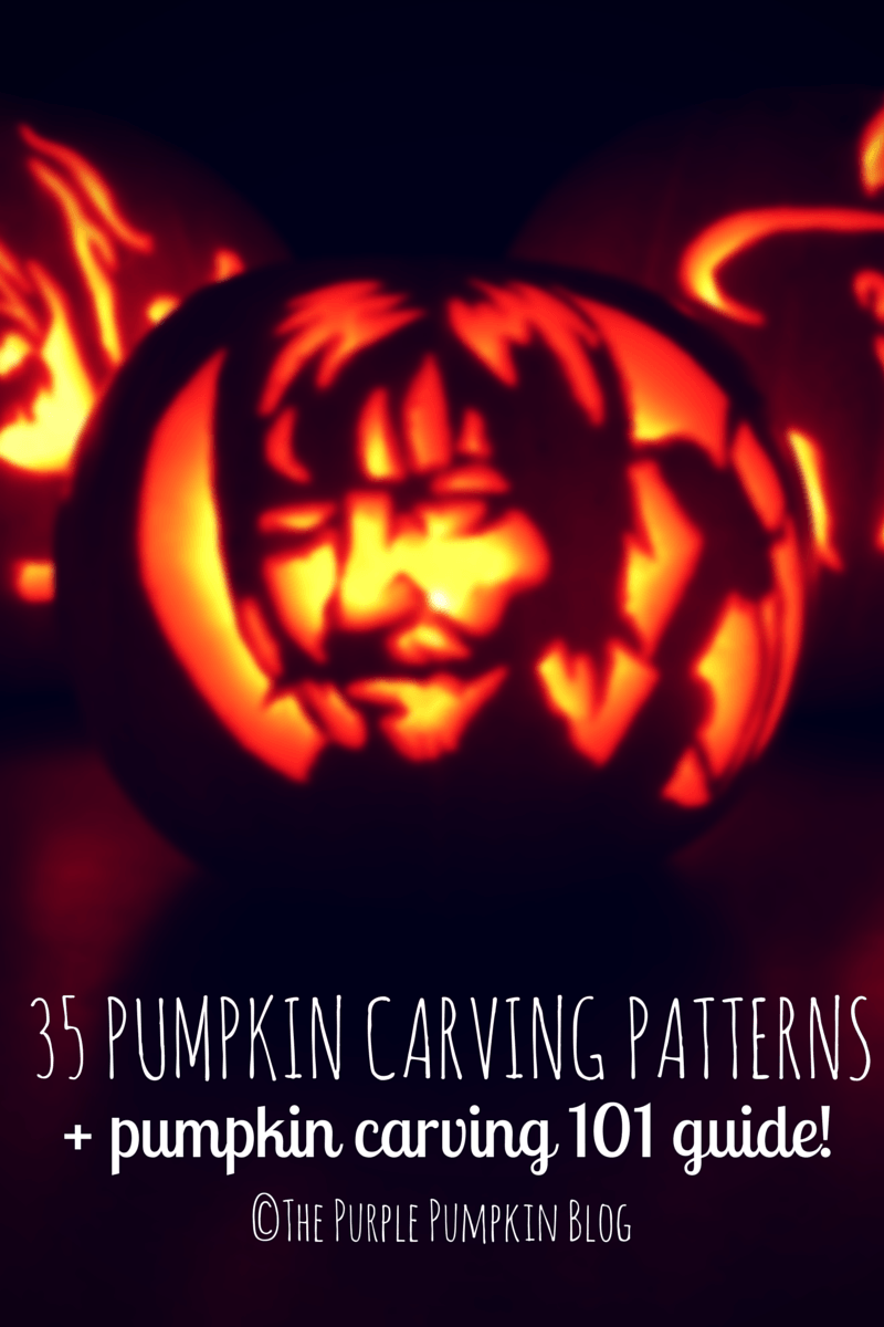 Free Printable Eddie Pumpkin Carving Stencil