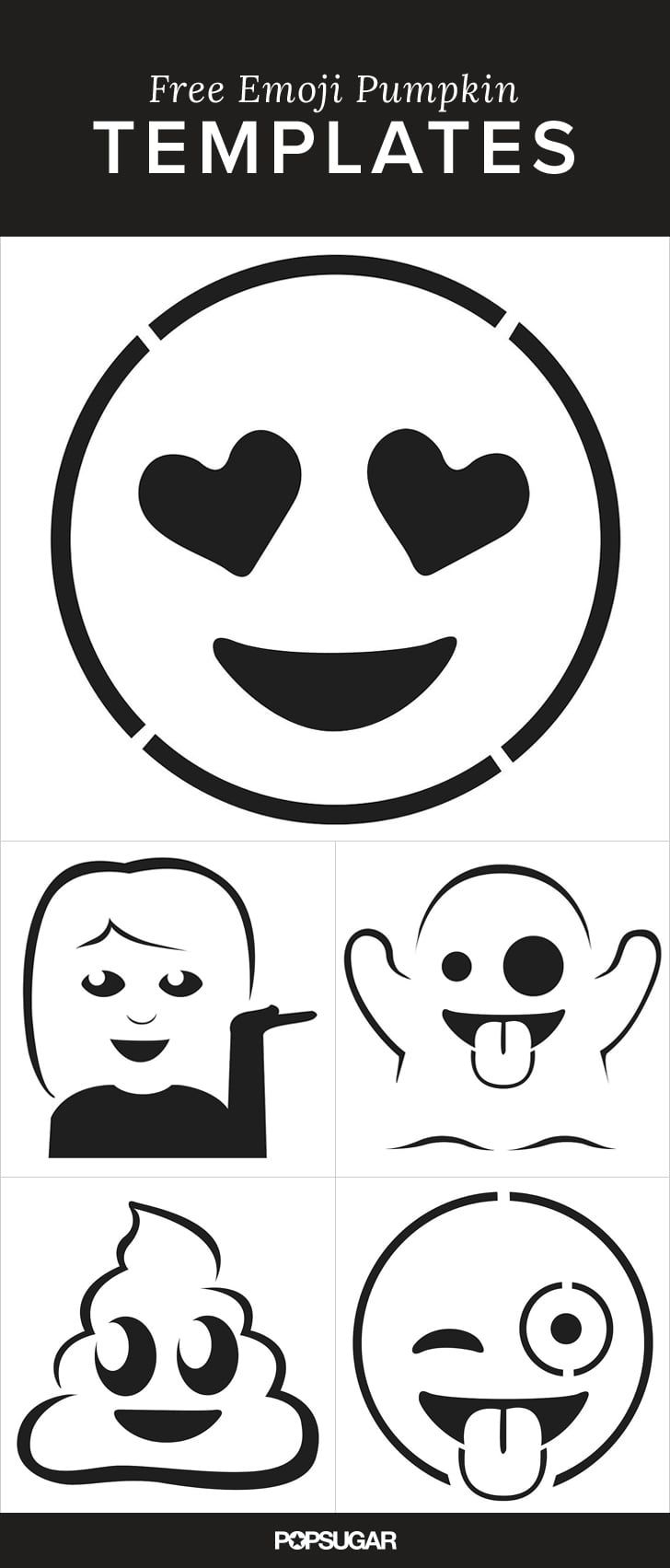 11 Emoji Pumpkin Templates That ll Make Carving So Much Fun
