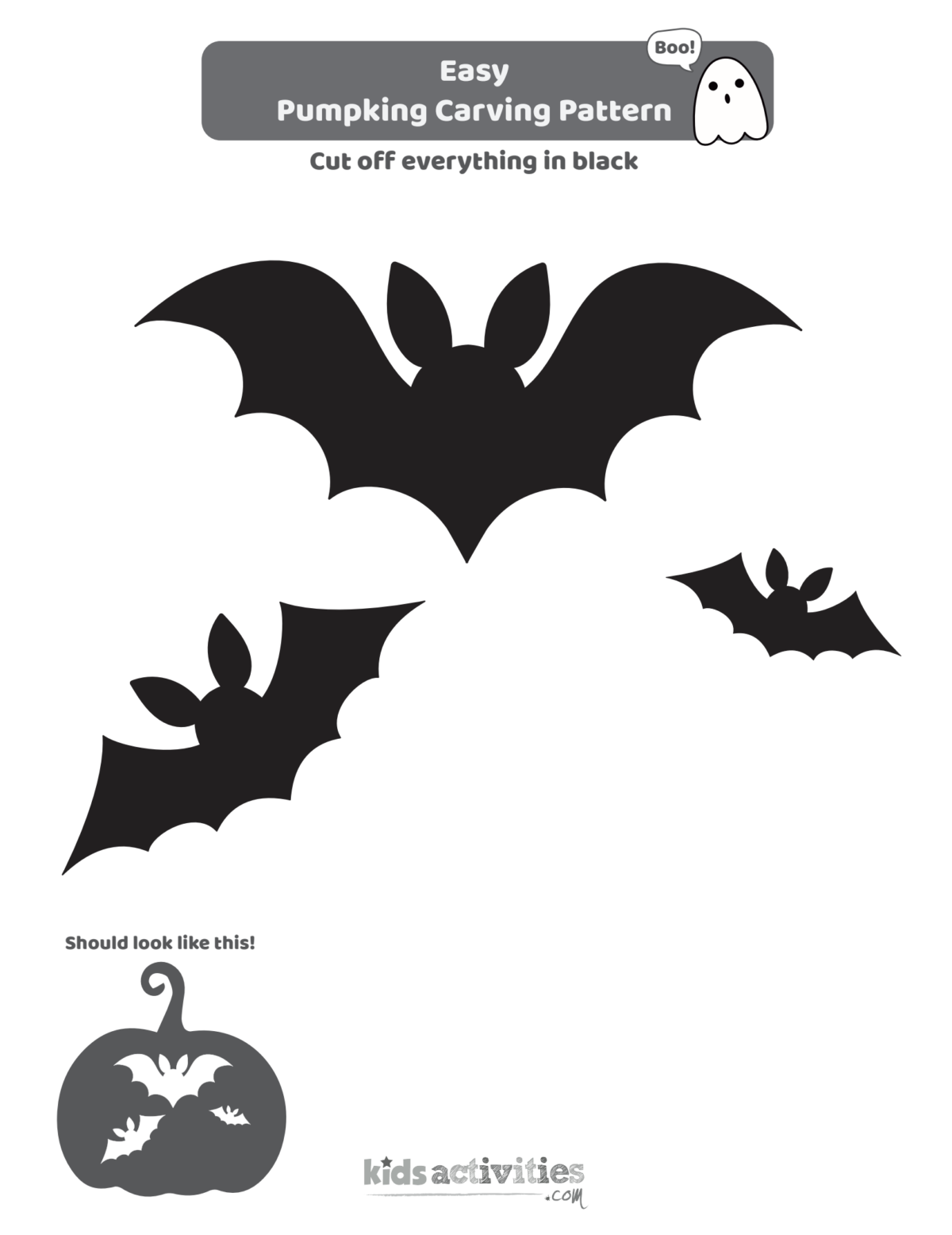 12 Free Pumpkin Stencils For Halloween Kids Activities Blog