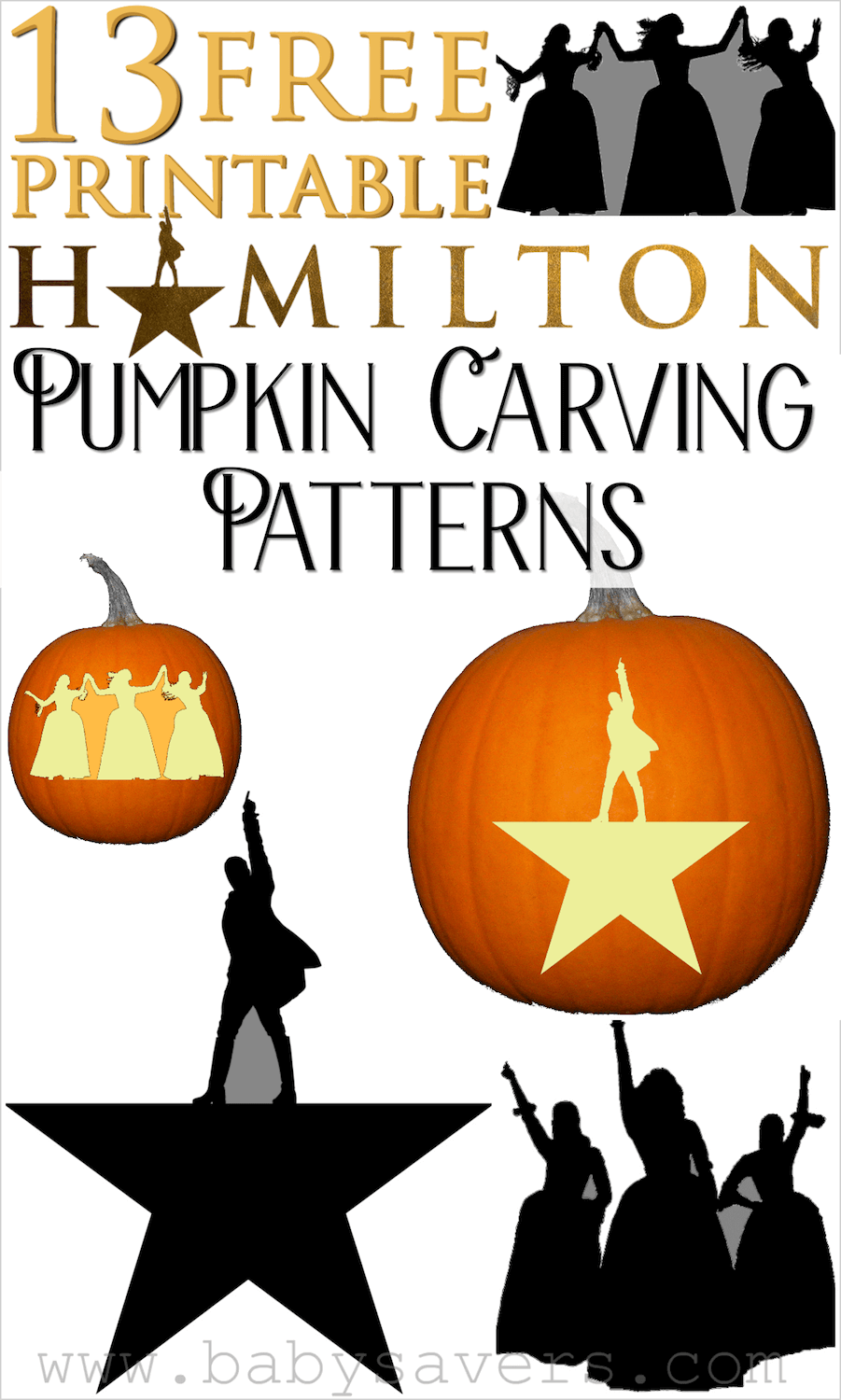 13 Hamilton Pumpkin Carving Patterns And Printable Stencils
