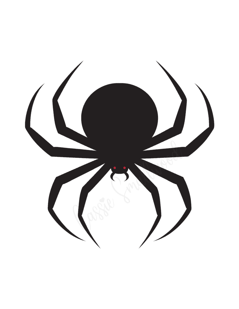 Free Spider Stencil Printable