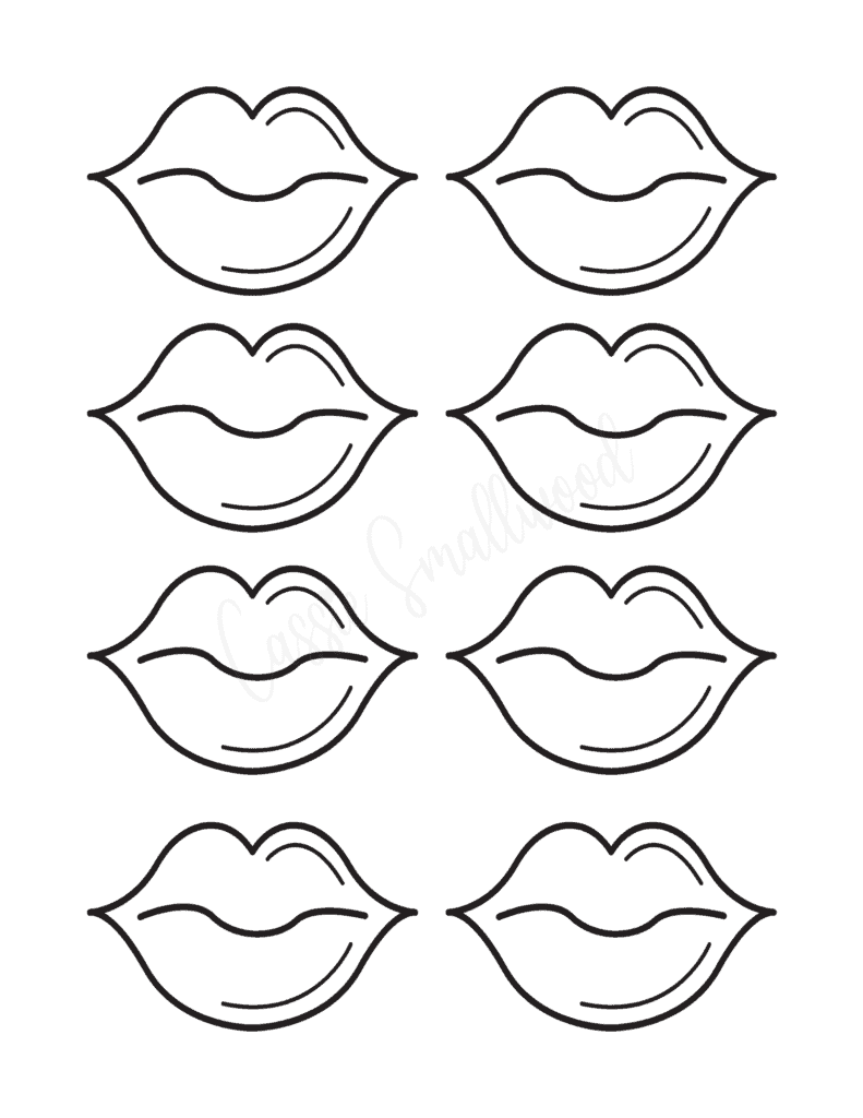 15 Pretty Lips Templates Cassie Smallwood