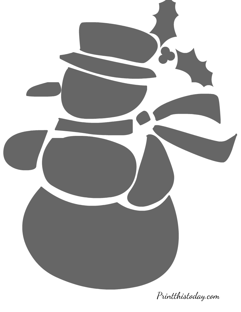 Free Seasonal Printable Stencils
