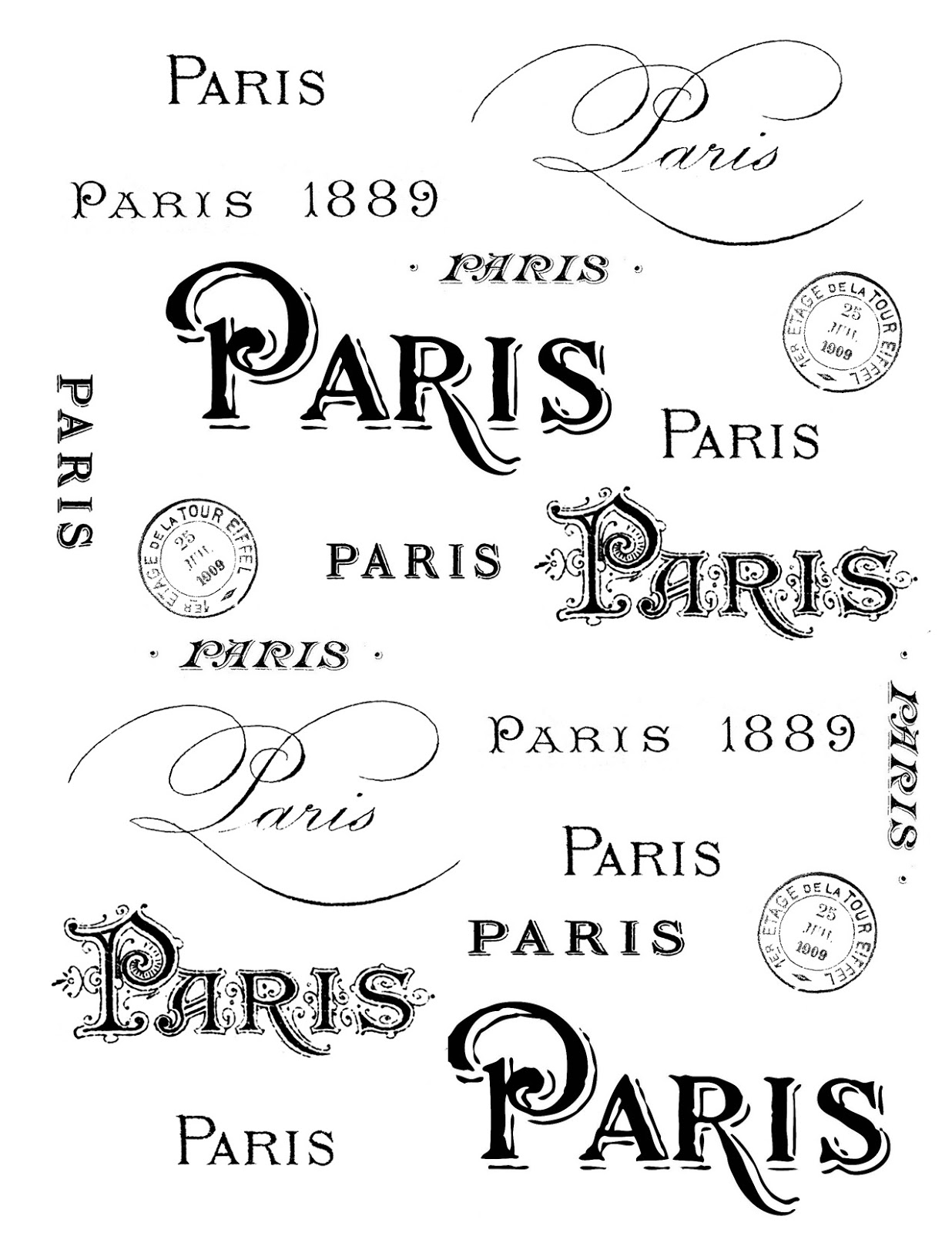 Free Printable Stencil Of Parits