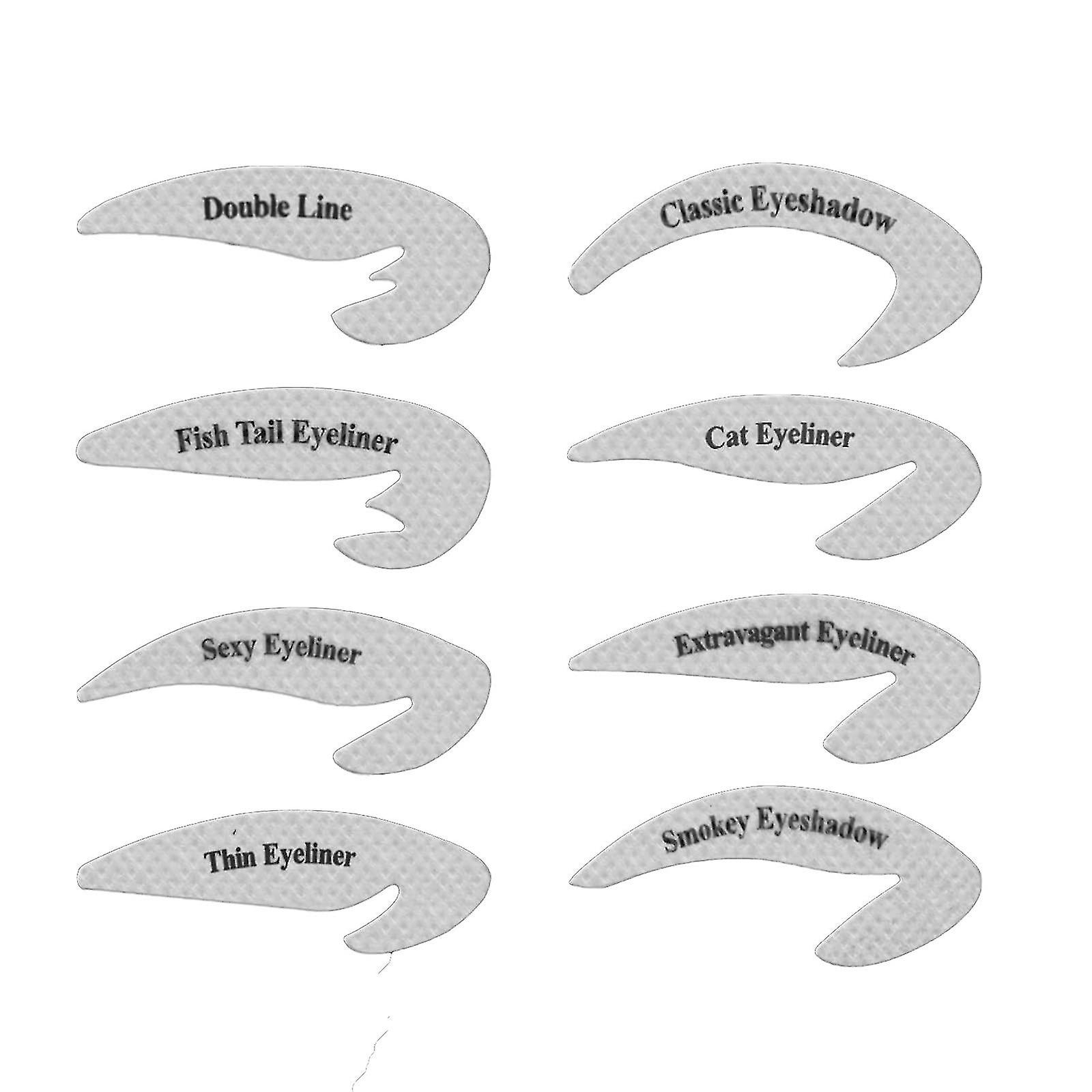 16pcs Eyeliner Stencils Eyeliner Eyeshadow Stencils Cat Kit Eyelin Worksheets Library