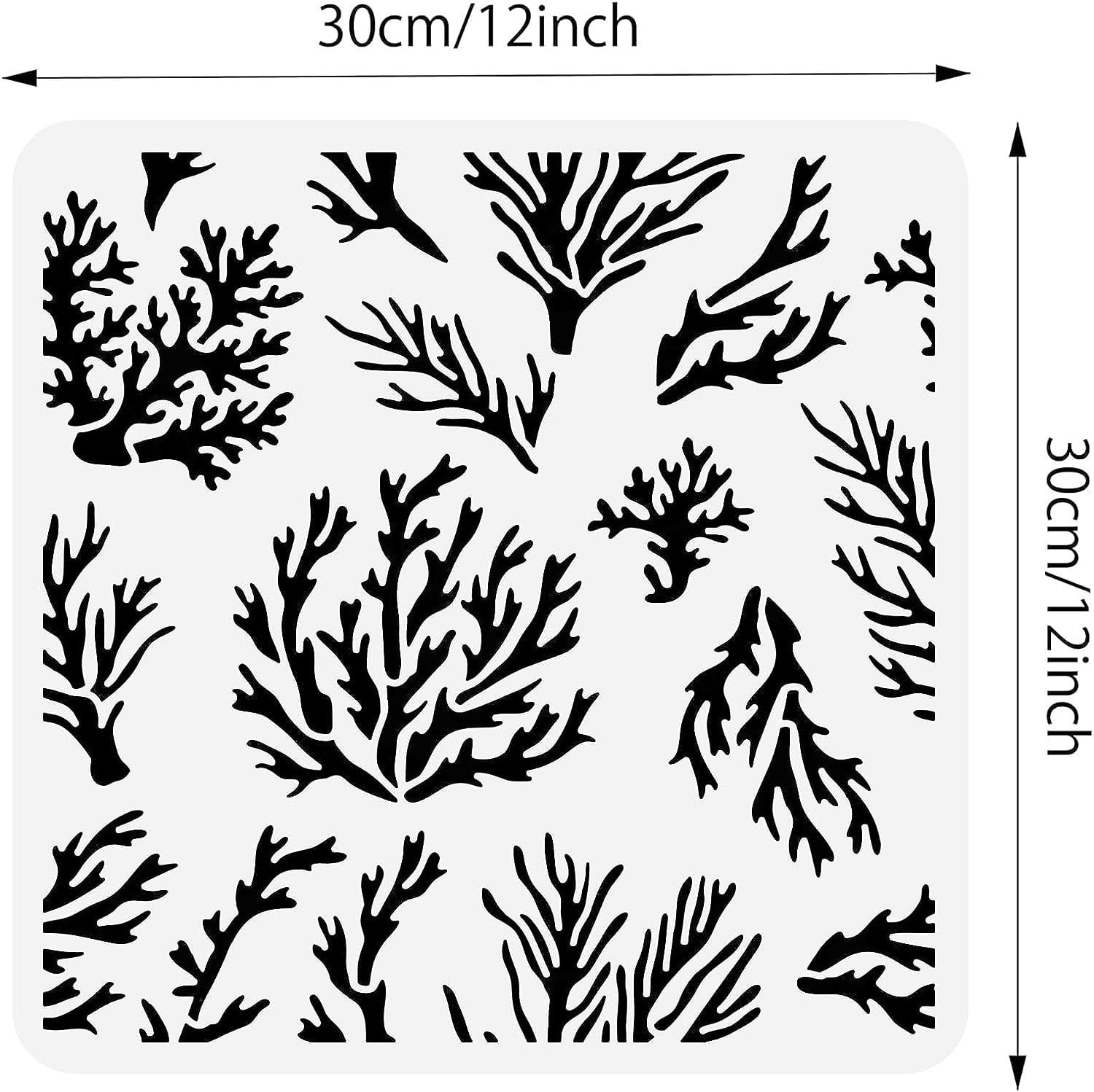Free Printable Coral Stencil