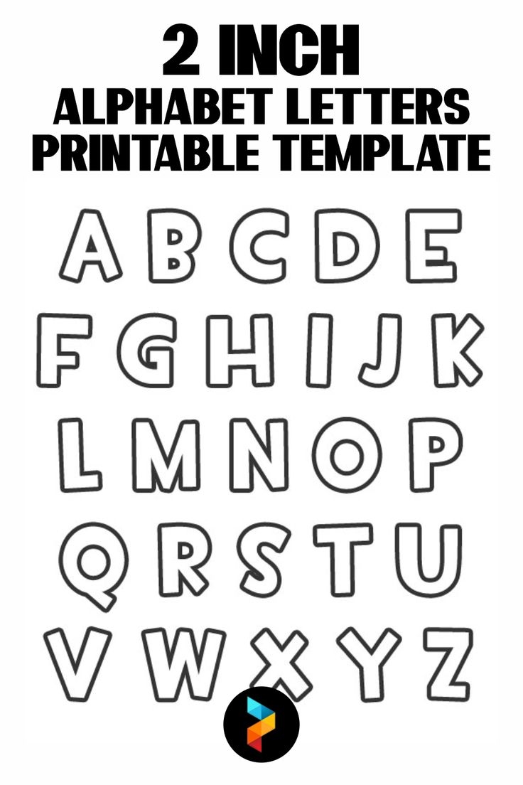 Printable Free Letter Stencils 1/2 Inch