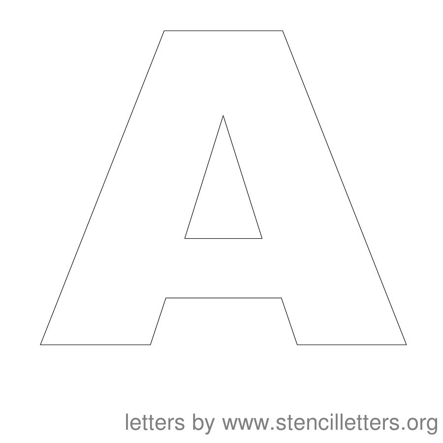 2 Inch Alphabet Stencils Free Printable