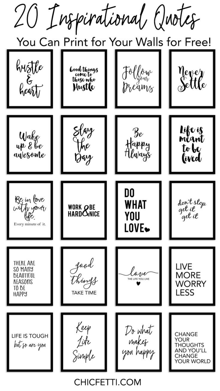 Free Printable Stencil Phrases