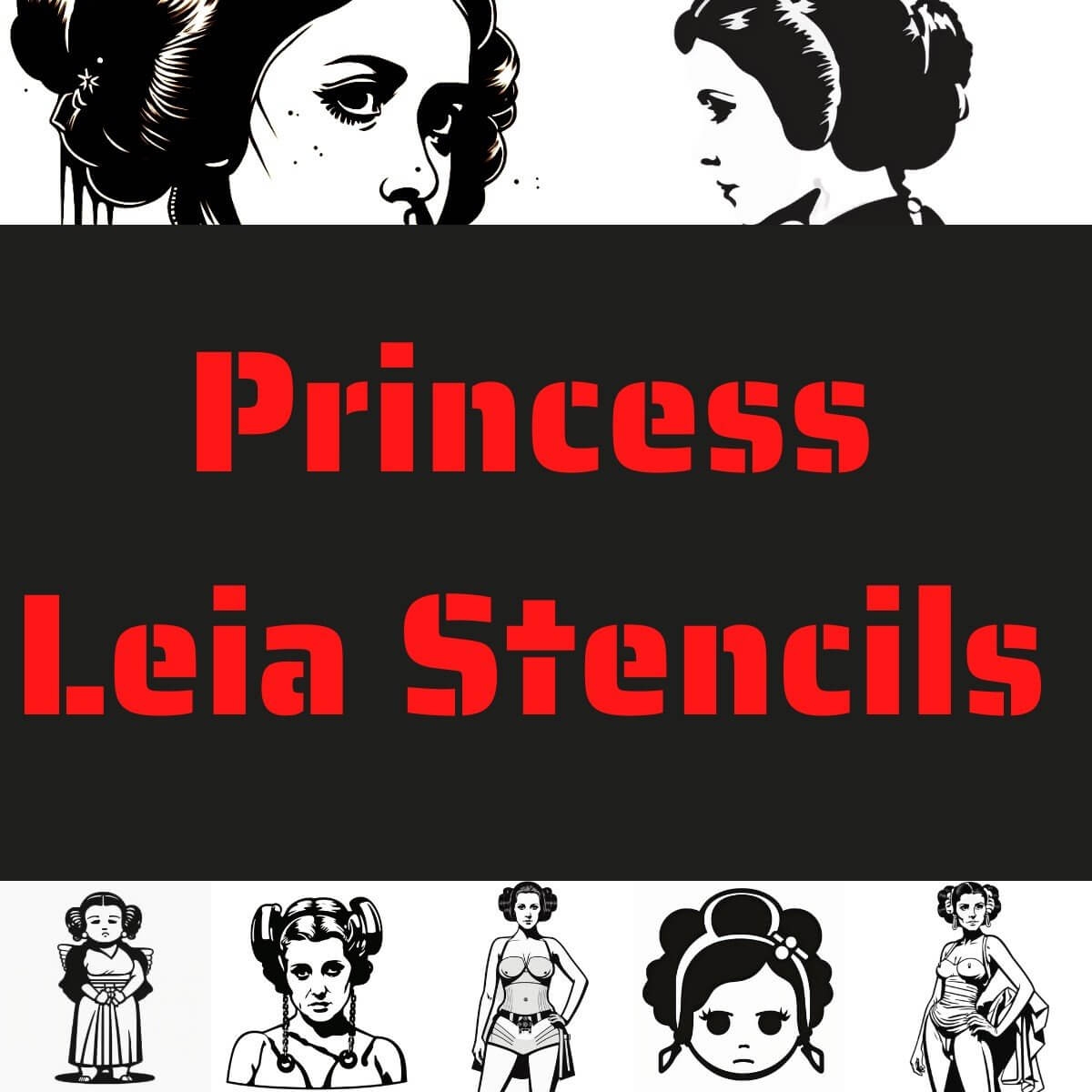 Princess Leia Pumpkin Stencils Free Printable