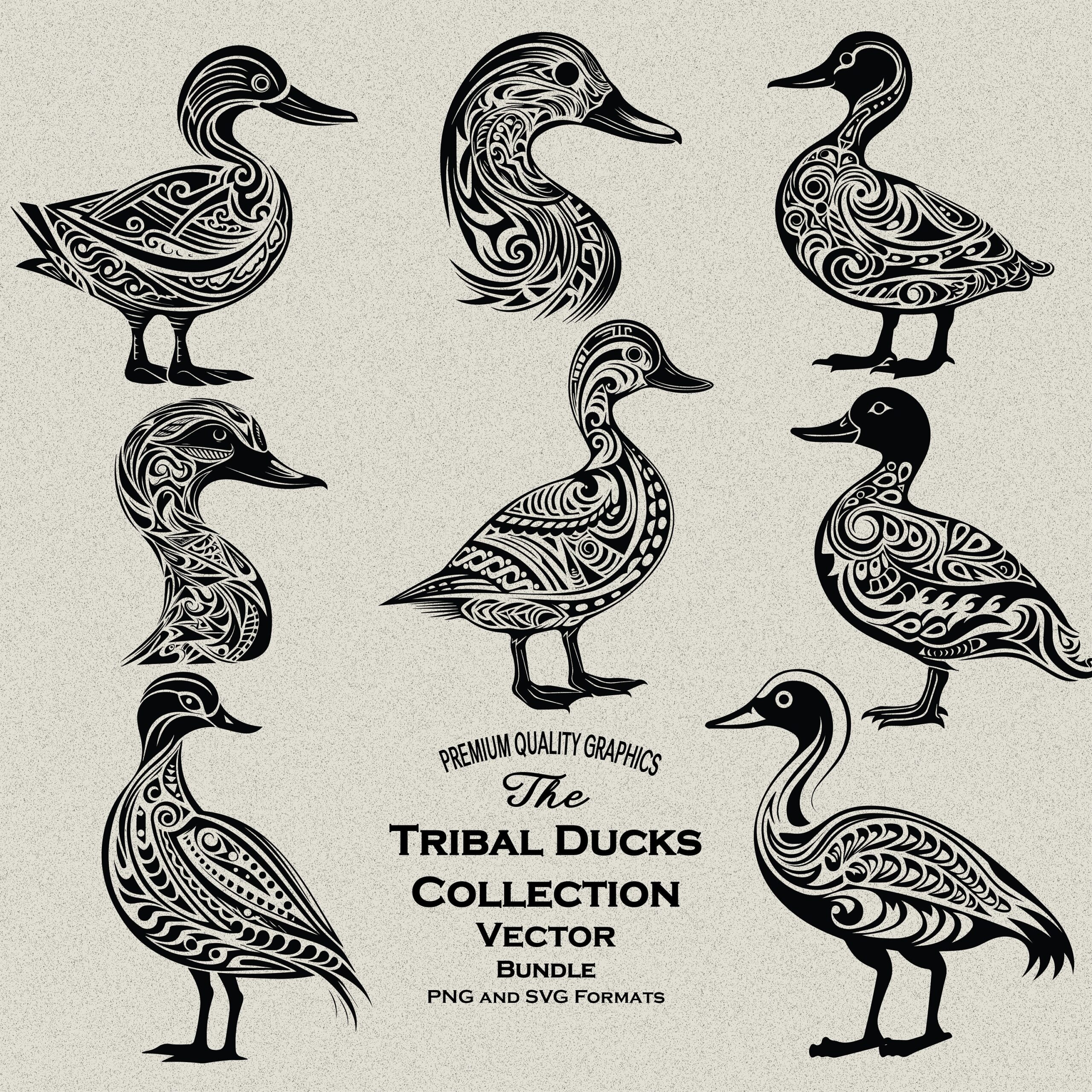 25 Tribal Duck Waterfowl Designs Bundle SVG PNG Files For Engraving Cutting And Printing Goose Mallard Bird M ori Bird Bundle Etsy
