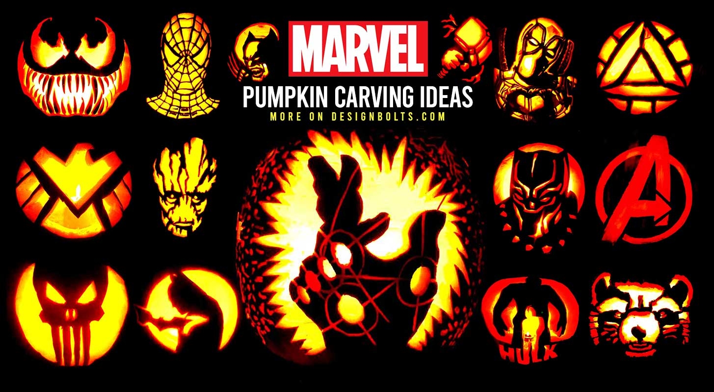Scary Pumpkin Stencils Free Printable Thor
