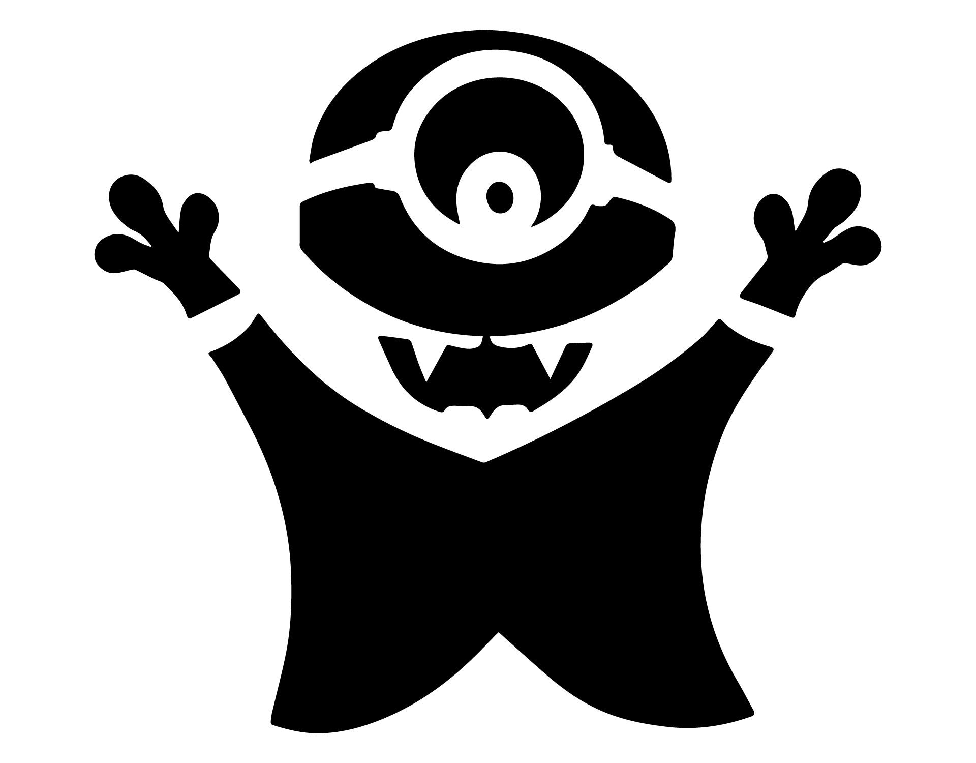 Free Printable Minion Pumpkin Carving Stencil
