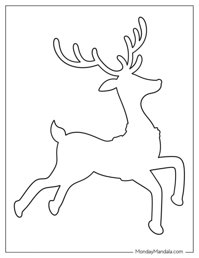 42 Reindeer Templates Free PDF Printables 