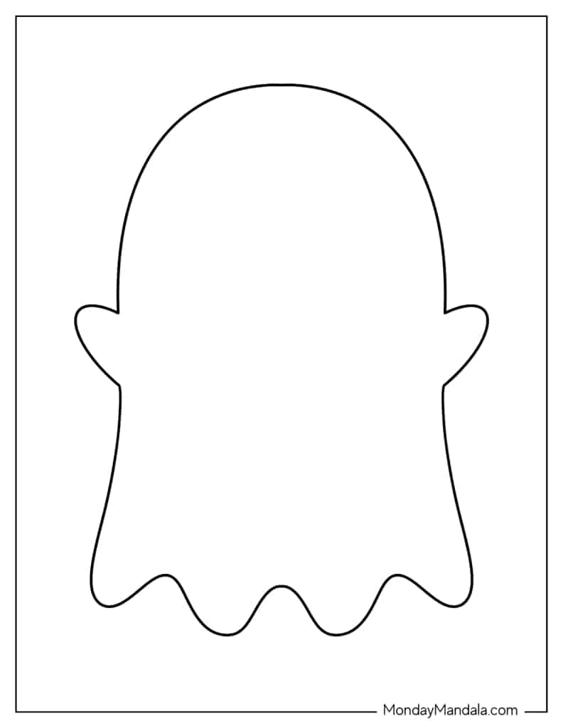 Free Printable Ghost Stencils