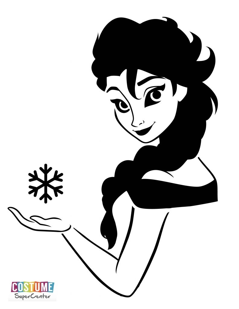 5 Free Frozen Pumpkin Carving Templates And Stencils Classy Mommy