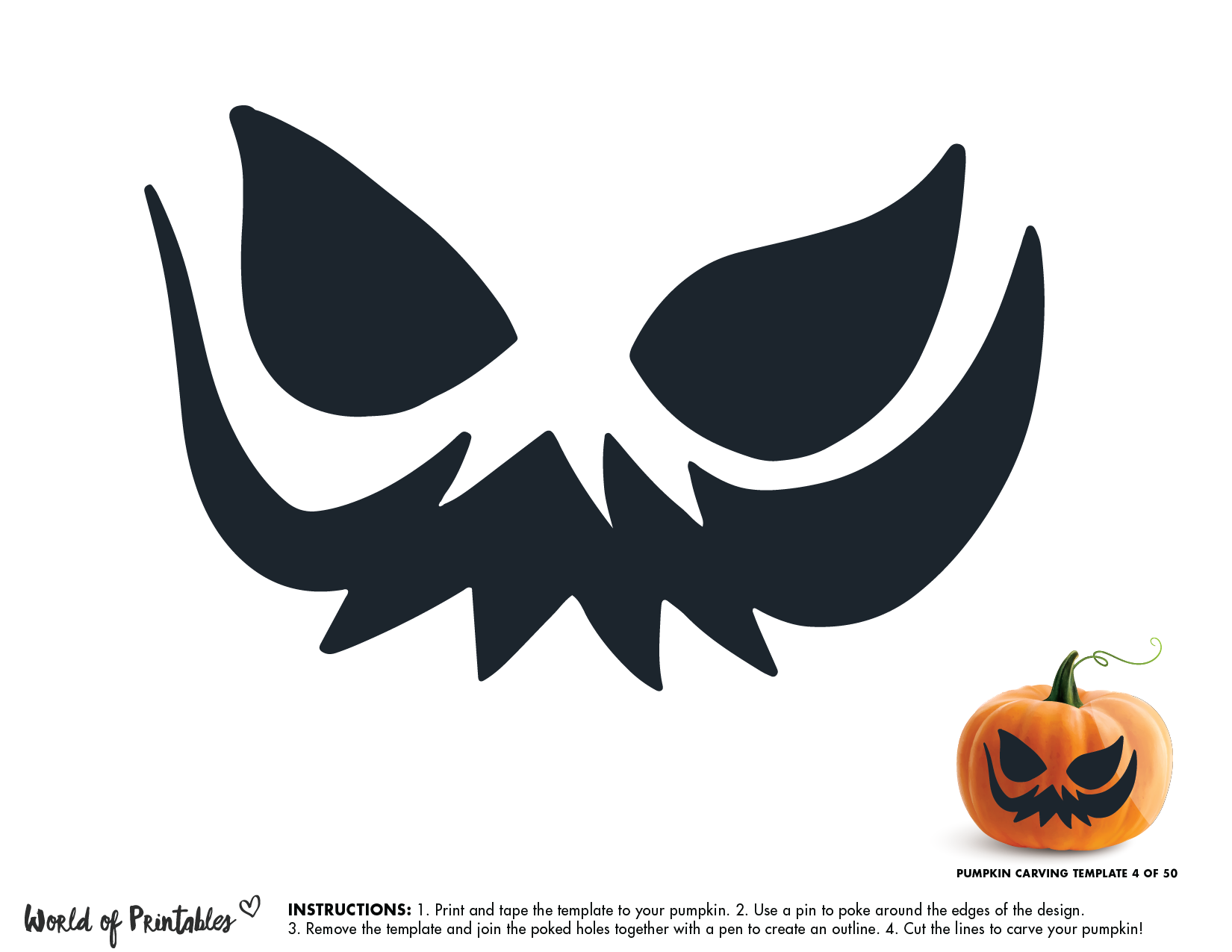 50 Easy Pumpkin Carving Stencils The Ultimate Guide To Pumpkin Carving