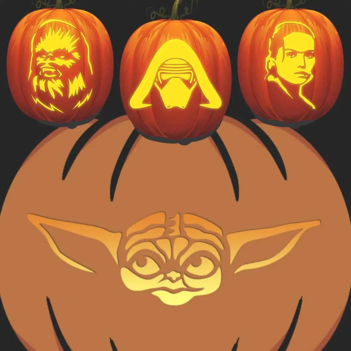 51 Best Star Wars Pumpkin Carving Patterns Free Artsy Pretty Plants