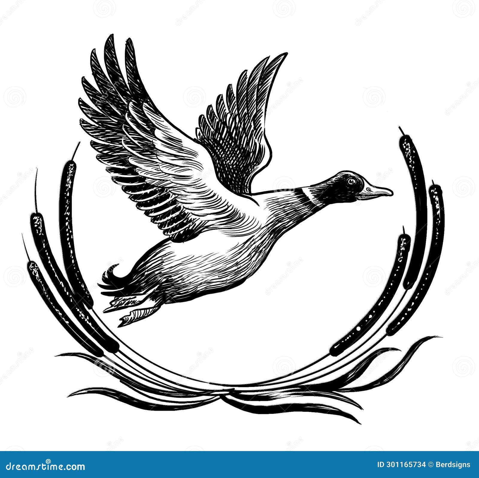 Free Stencils Printable Duck Tribal