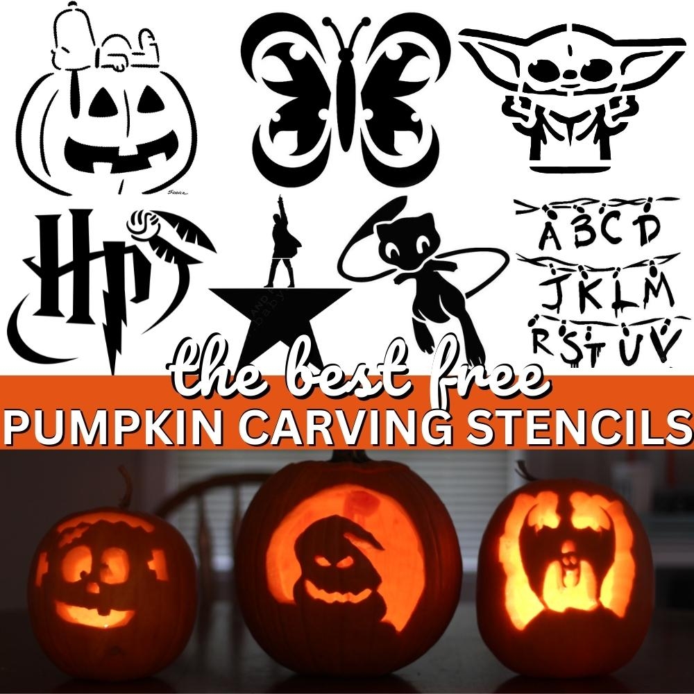 700 Free Pumpkin Carving Stencils And Printable Templates Worksheets Library