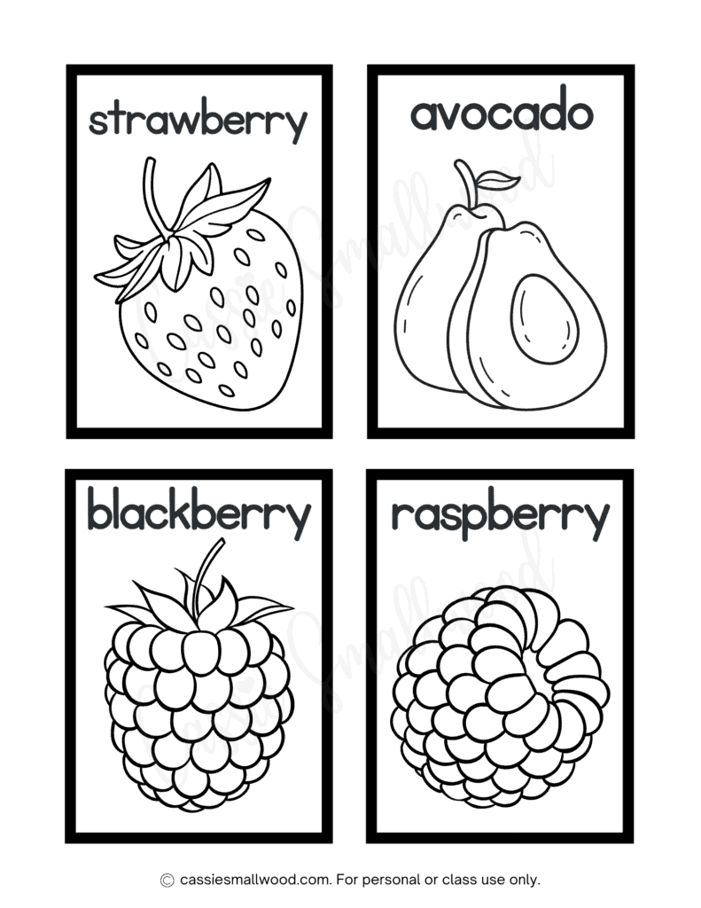 Fruit Stencils Free Printable