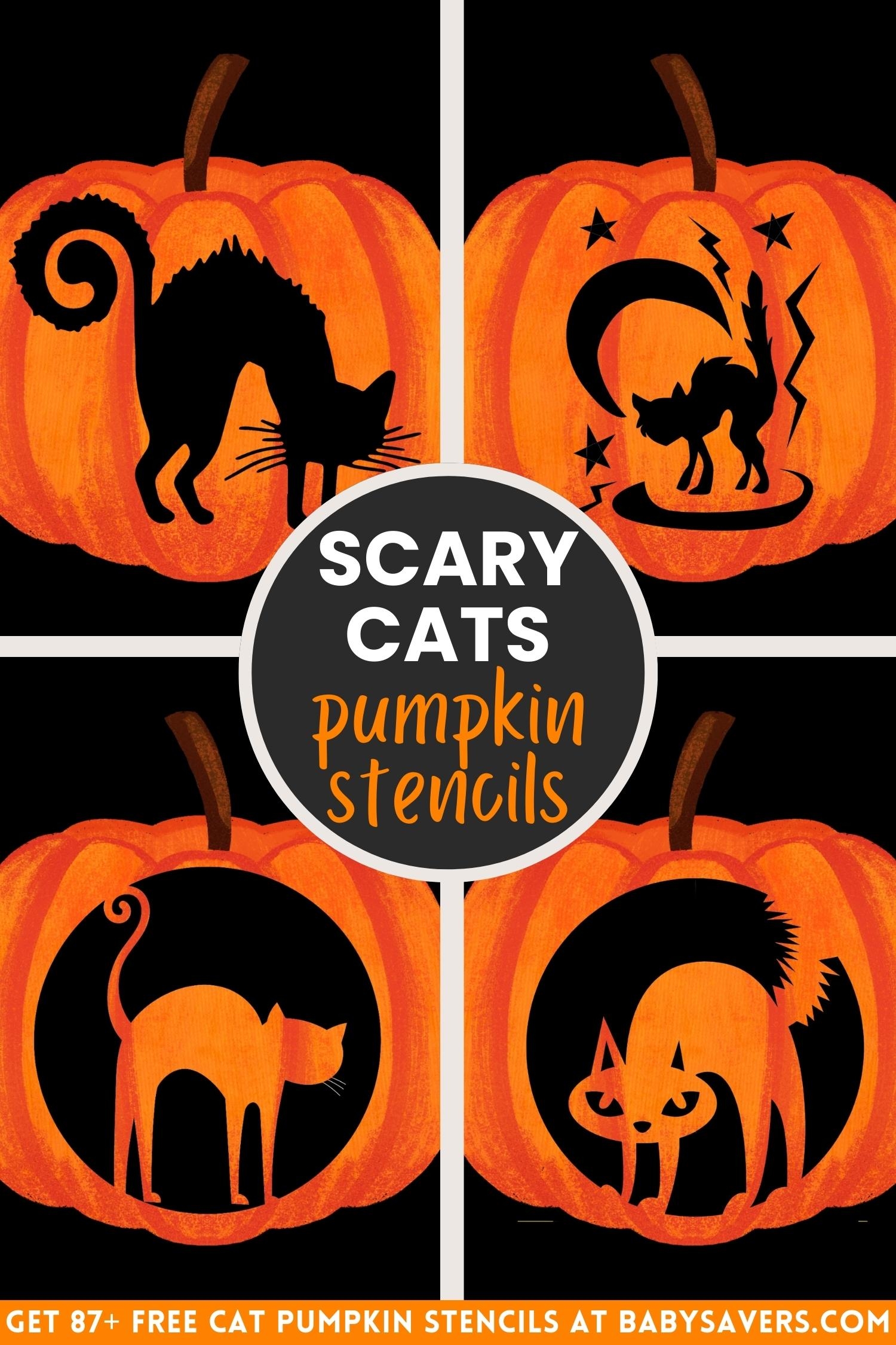 Free Printable Halloween Cat Stencils