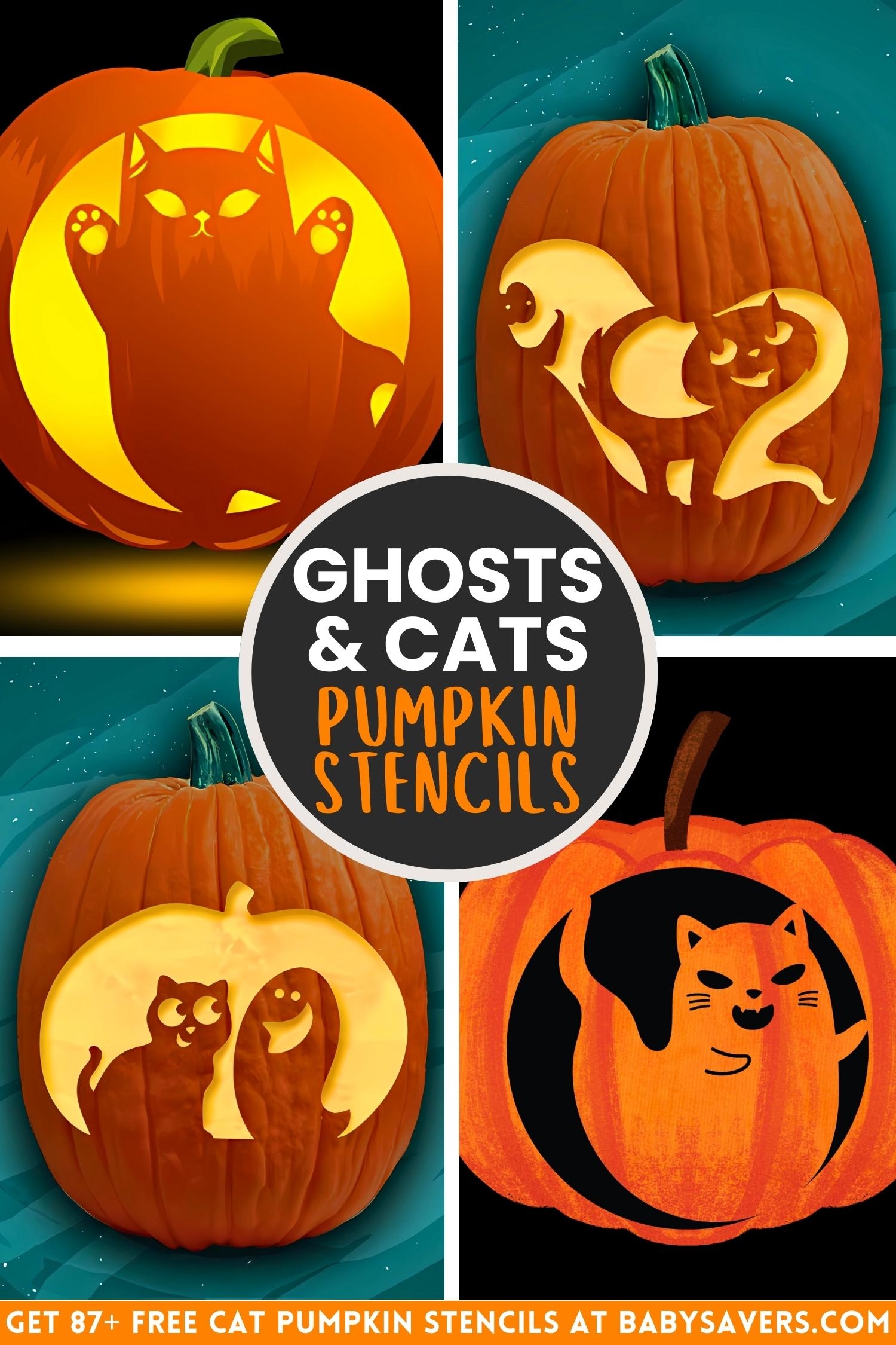 87 Free Cat Pumpkin Carving Stencils The Ultimate List 