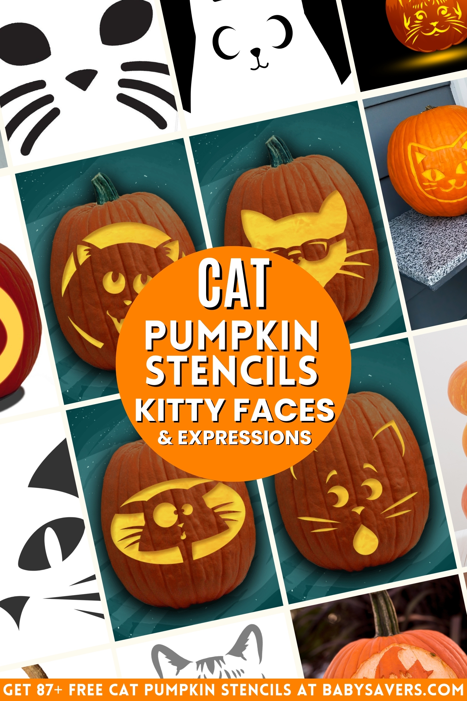 87 Free Cat Pumpkin Carving Stencils The Ultimate List 