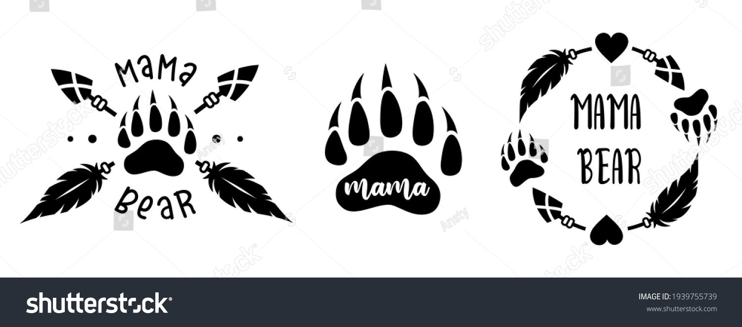 91 Tribal Bear Claw Stock Vectors And Vector Art Shutterstock