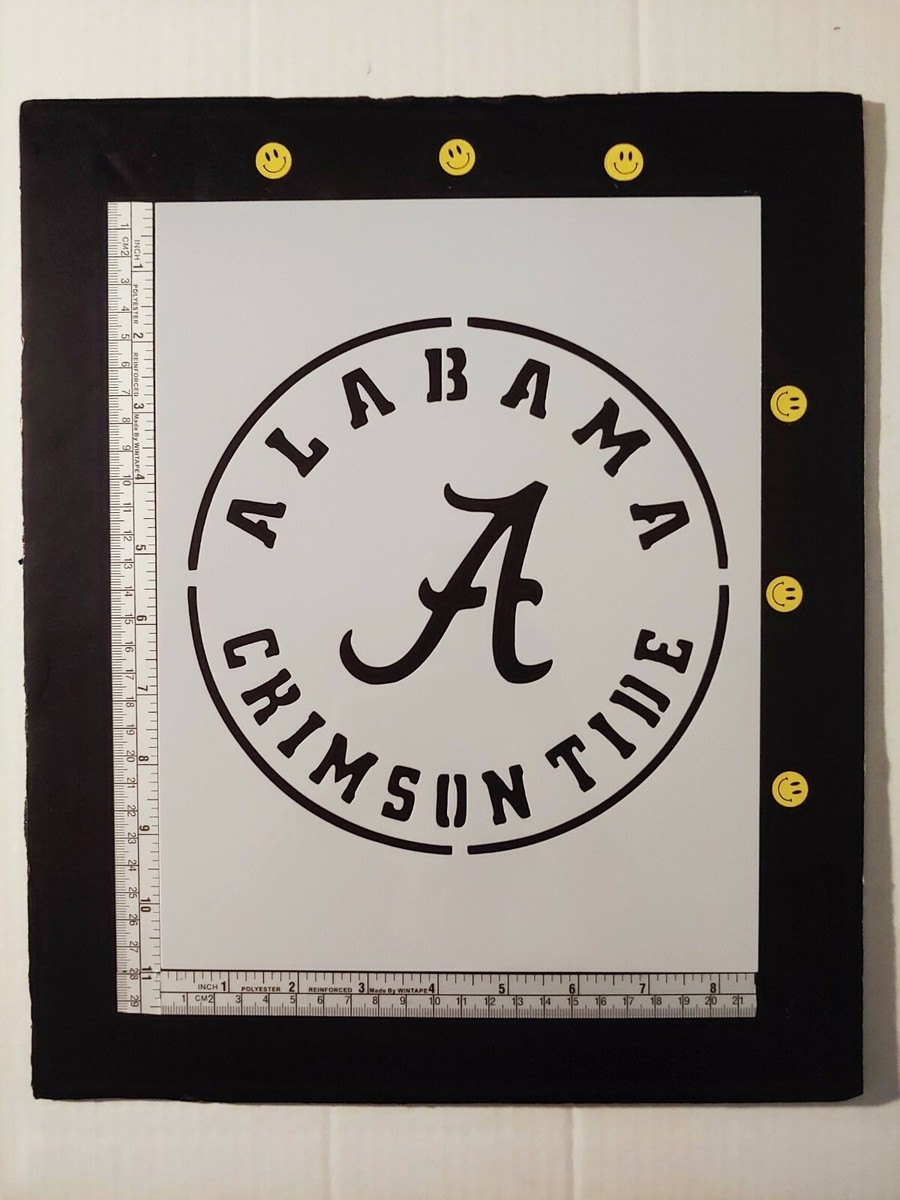 Alabama Crimson Tide 8 5 X 11 Custom Stencil FAST FREE SHIPPING EBay