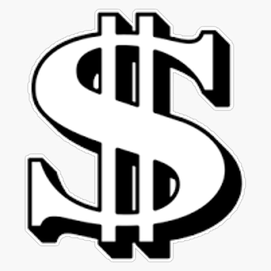 Free Printable Poster Stencil Dollar Sign