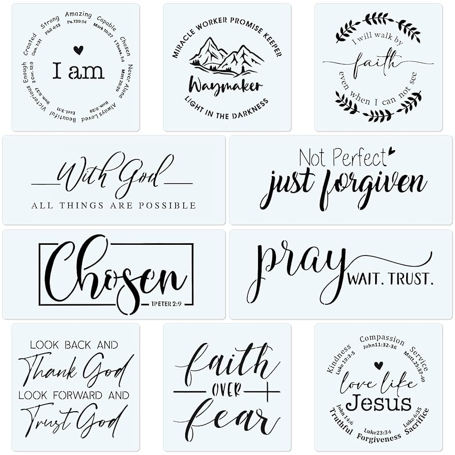Home Decoration Free Printable Stencils