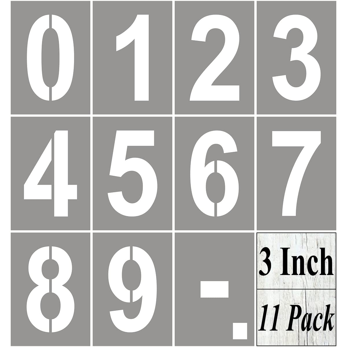 3 Inch Number Stencils Printable Free