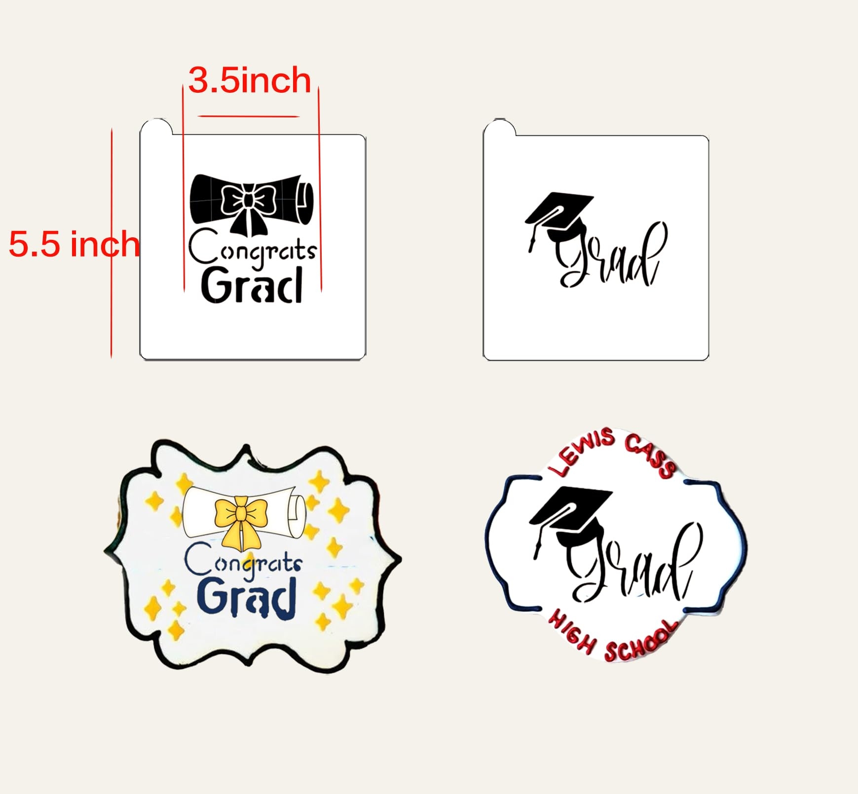 Free Printable Class Of 2019 Stencils