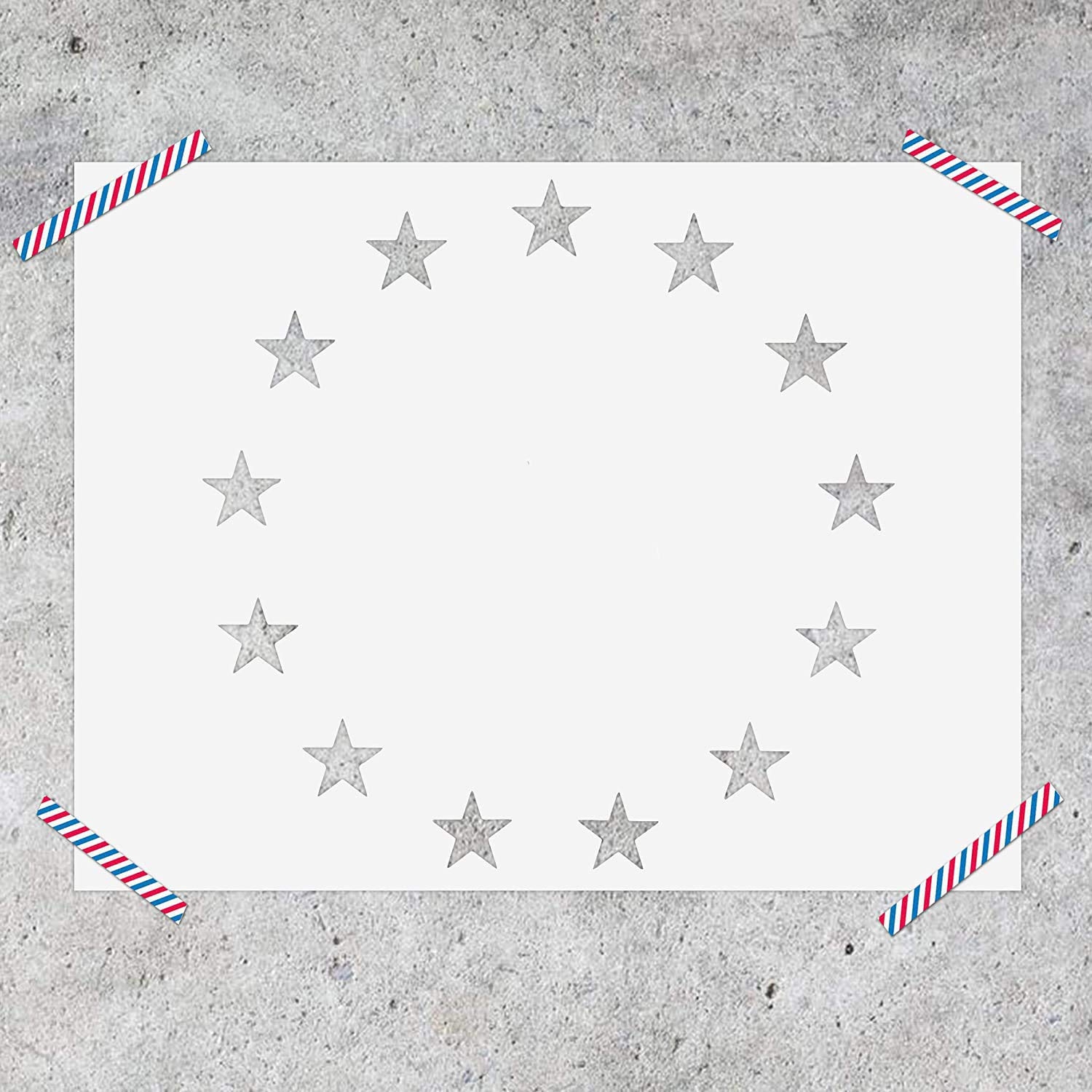 Free Printable Bettsy Ross Star Stencil