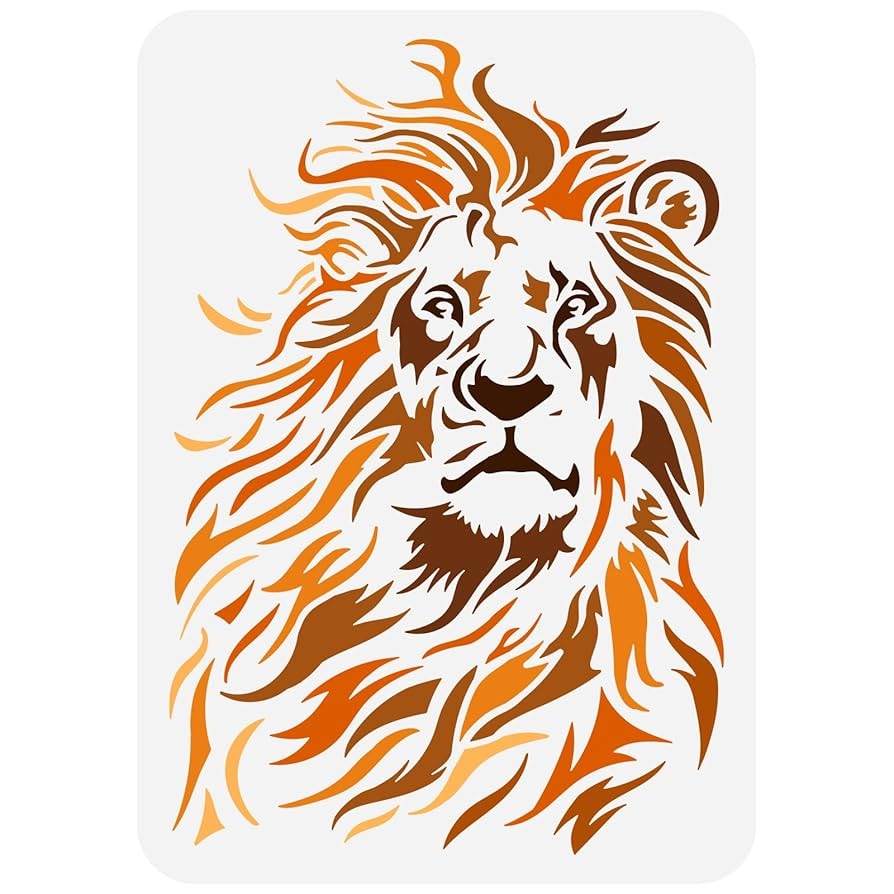 Free Stencils Printable Lion Tribal