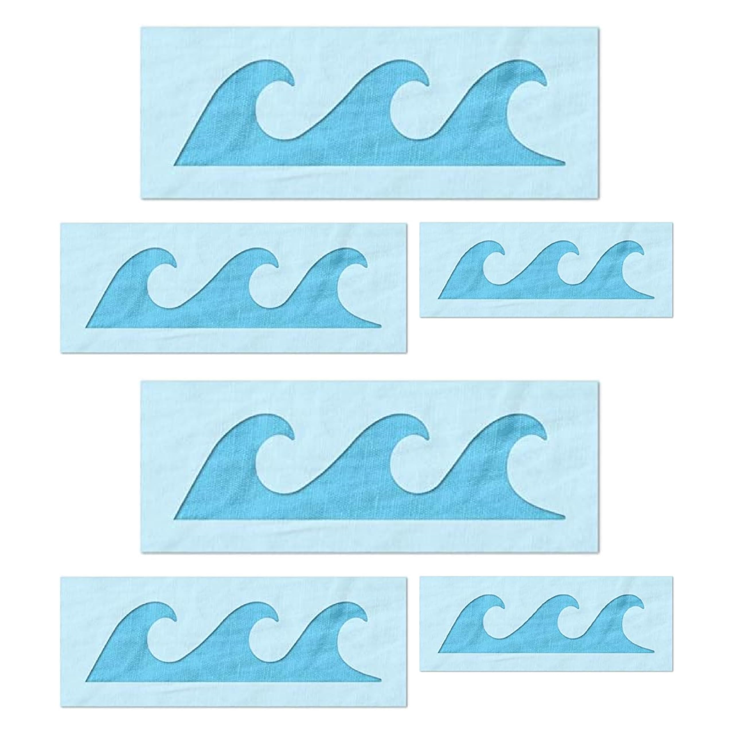Free Printable Wave Stencil