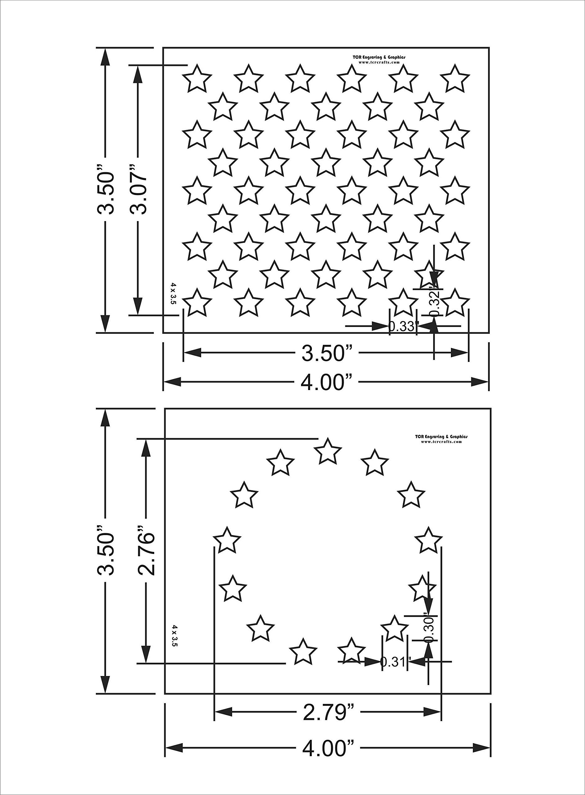 Free Printable 13 Stars Stencil