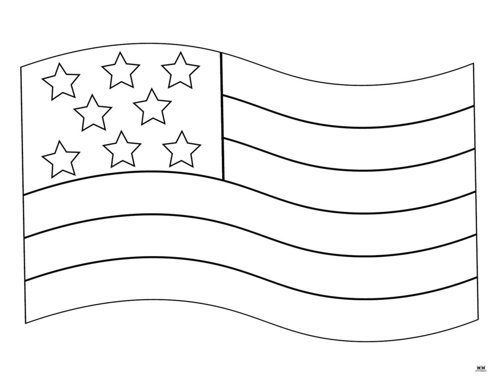 American Flag Printables Gift Of Curiosity Worksheets Library