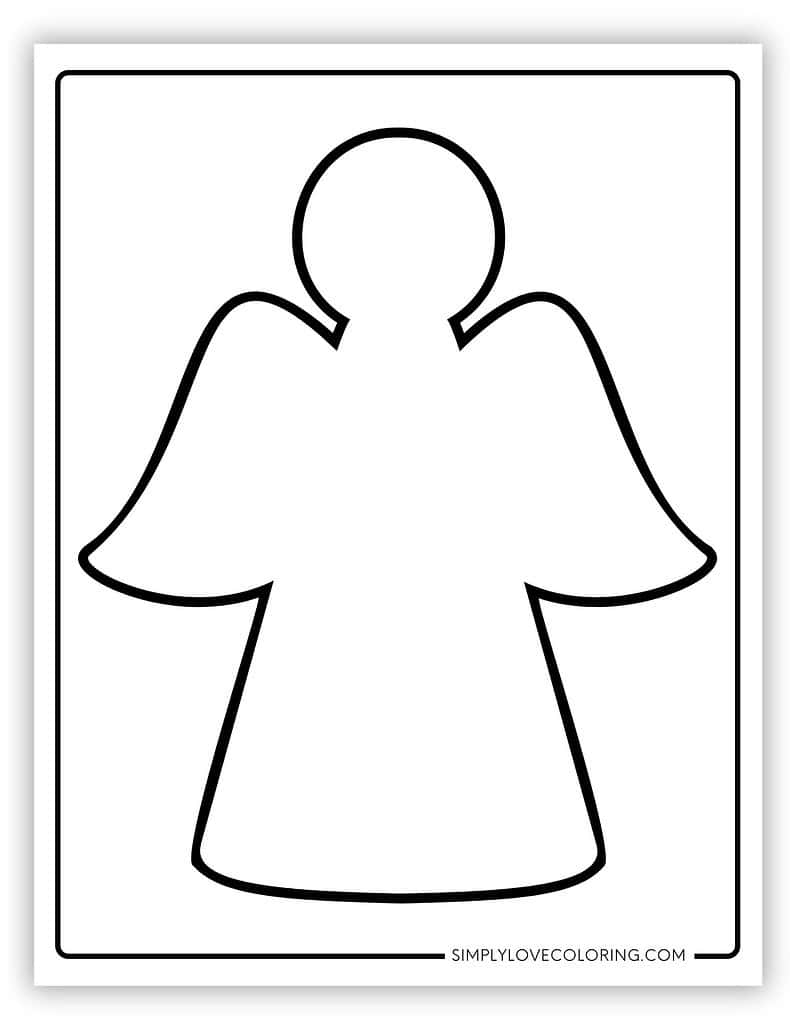 Free Printable Stencils Angel