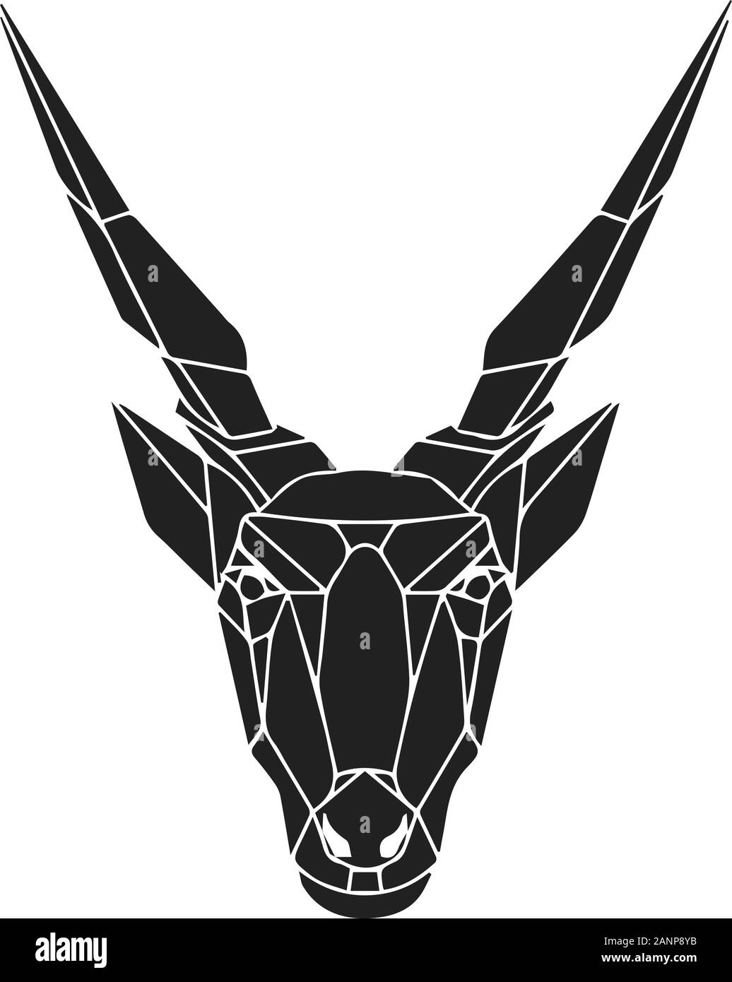 Free Printable Antelope Stencil
