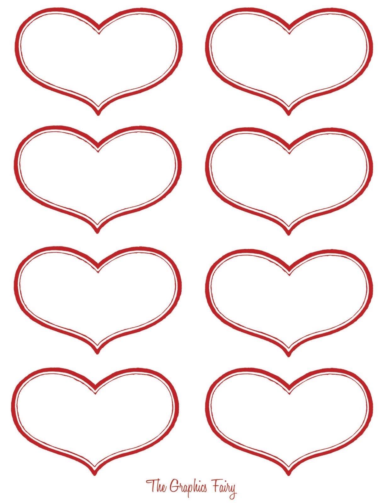 Assorted Heart Designs Label Template OnlineLabels Worksheets Library