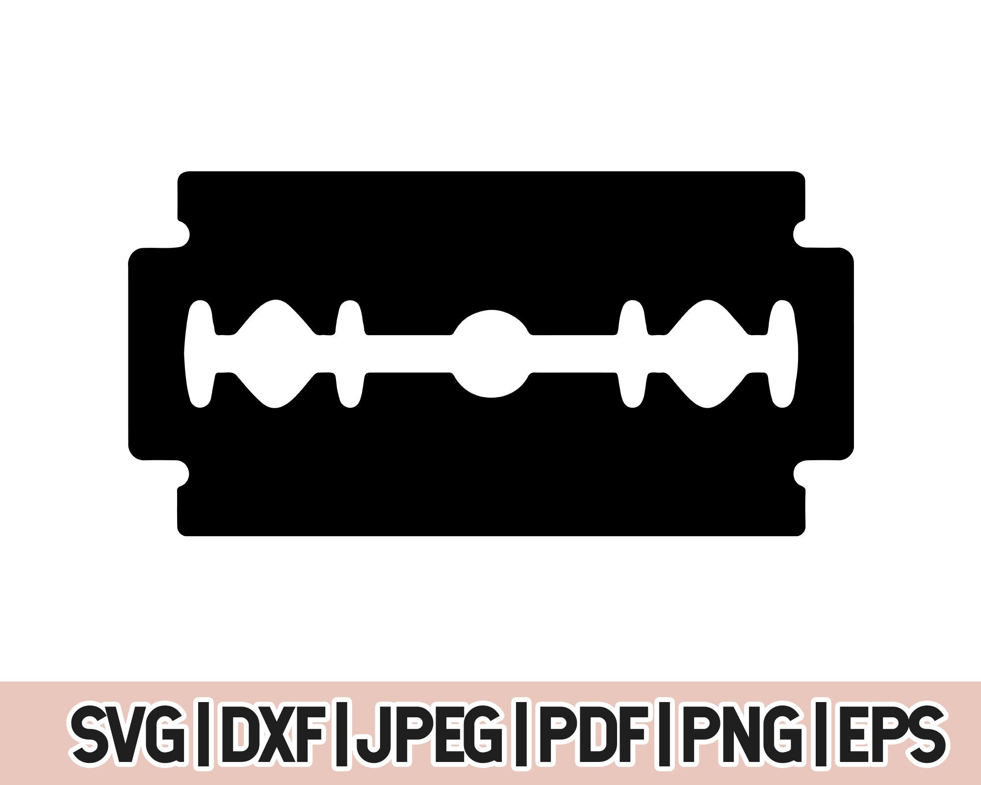 Barber Tool Clipart Razor Blade Svg Single Razor Svg Barber Shop Razor Svg Sharp Object Silhouette Png Etsy