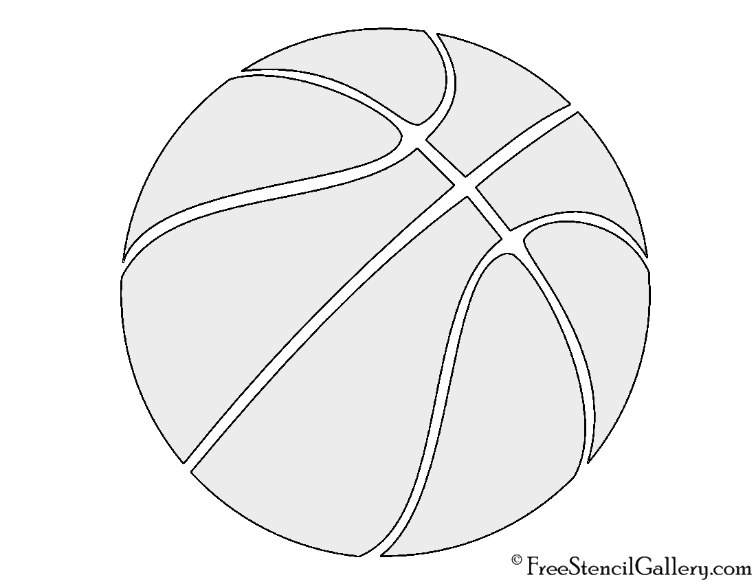 Basketball Stencils Free Printable