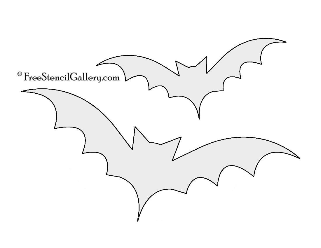 Free Printable Bat Pumpkin Carving Stencils
